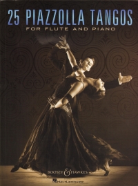 25 Piazzolla Tangos Flute & Piano Sheet Music Songbook