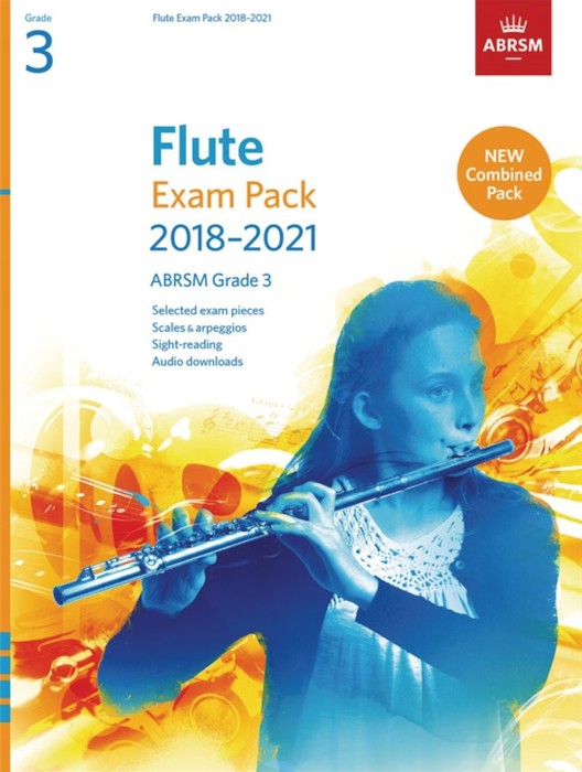 Flute Exams Pack 2018-2021 Grade 3 Complete Abrsm Sheet Music Songbook
