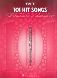101 Hit Songs Flute Sheet Music Songbook
