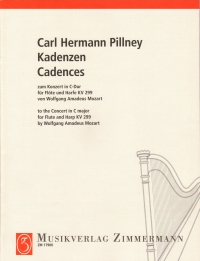 Pillney Cadenzas Mozart Concerto C Kv299 Flt/harp Sheet Music Songbook