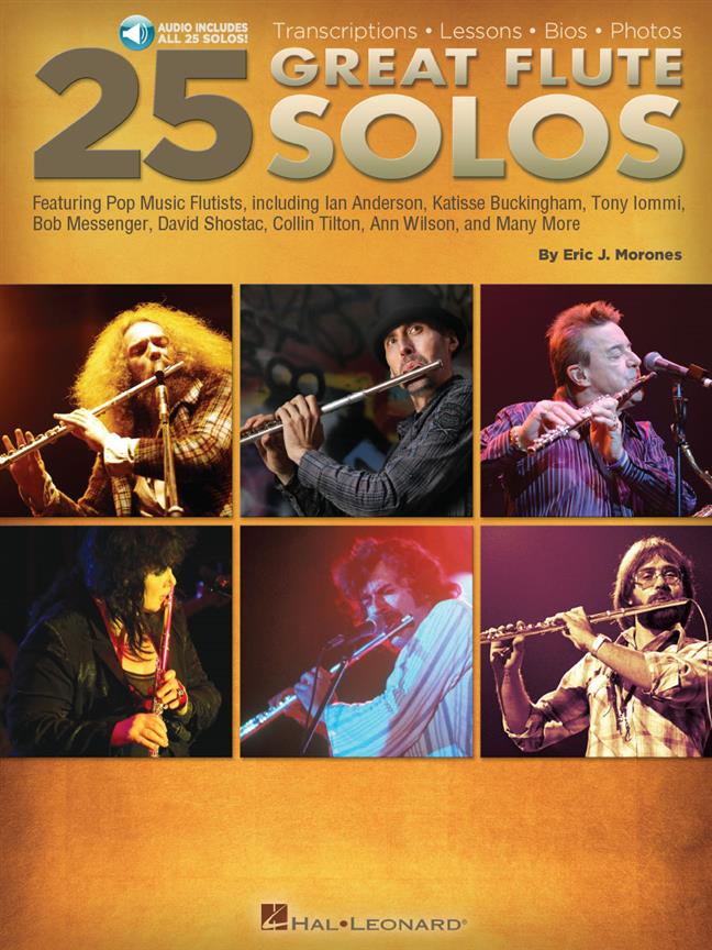25 Great Flute Solos Sheet Music Songbook