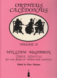 Orpheus Caledonius Volume 2 For 2 Flutes Or Violin Sheet Music Songbook