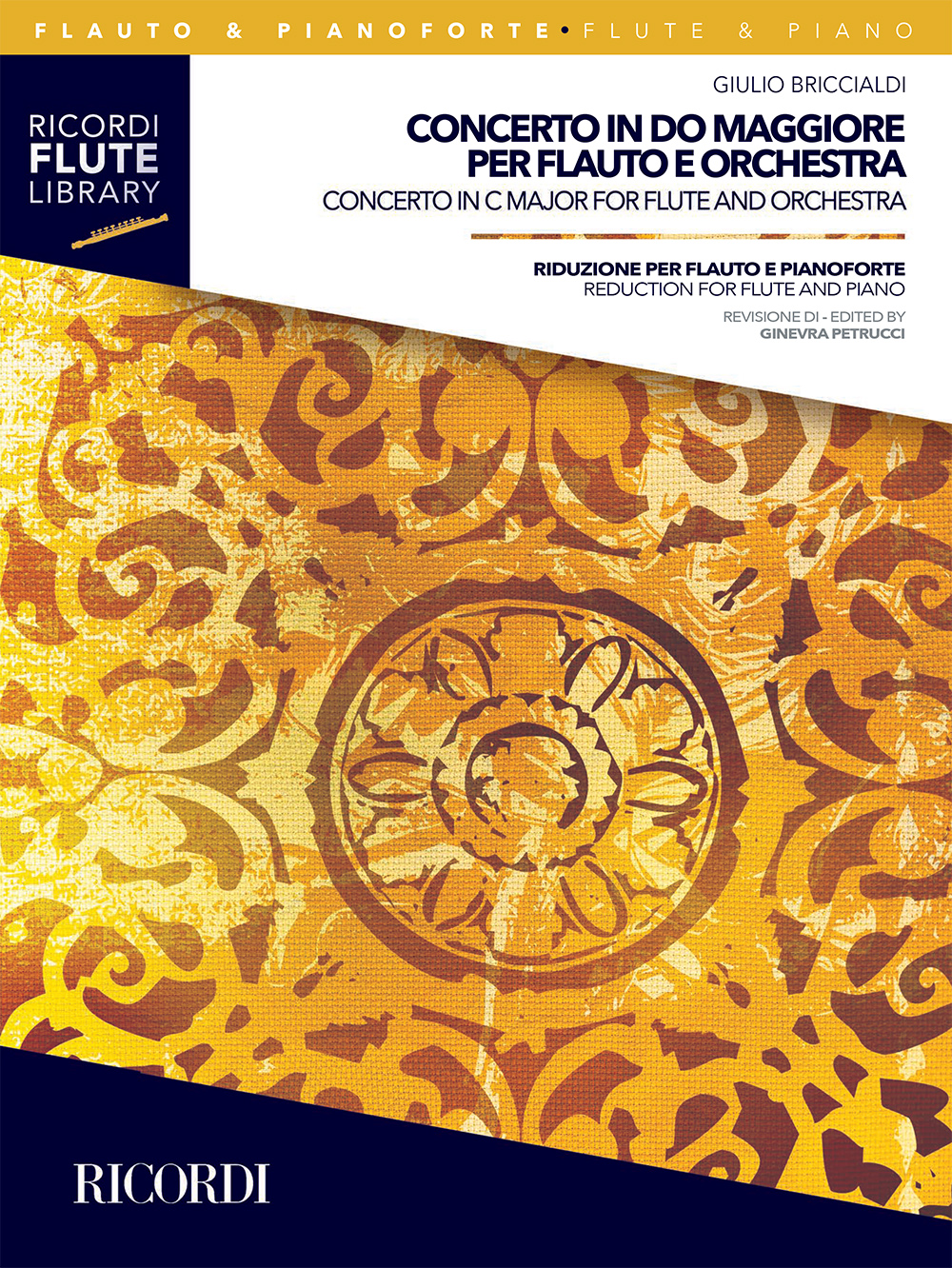 Briccialdi Concerto In Do Mag Flauto Orchestra Sheet Music Songbook