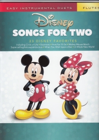 Disney Songs For Two Flutes Sheet Music Songbook