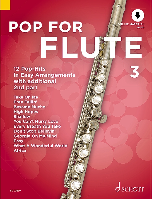 Pop For Flute 3 1-2 Flutes Sheet Music Songbook