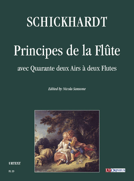 Schickhardt Principes De La Flute  2 Flutes Sheet Music Songbook
