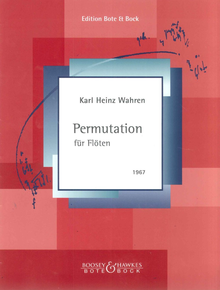 Wahren Permutation 3 Flutes Or Flute With Tape Sheet Music Songbook