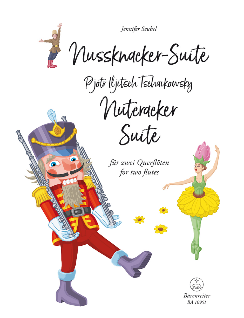 Tchaikovsky Nutcracker Suite For Two Flutes Sheet Music Songbook