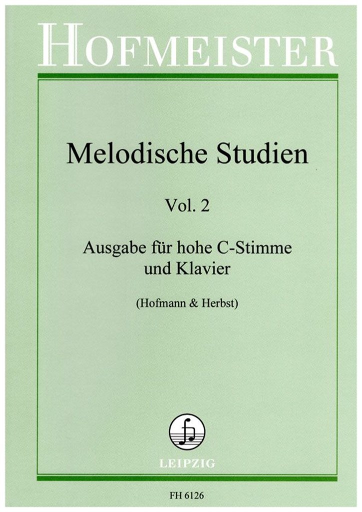Melodische Studien Vol. 2 Flute & Piano Sheet Music Songbook