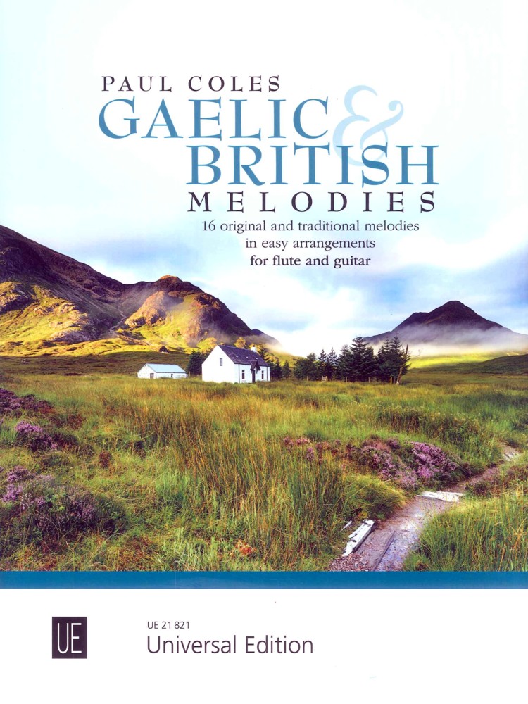 Coles Gaelic & British Melodies Flute & Guitar Sheet Music Songbook