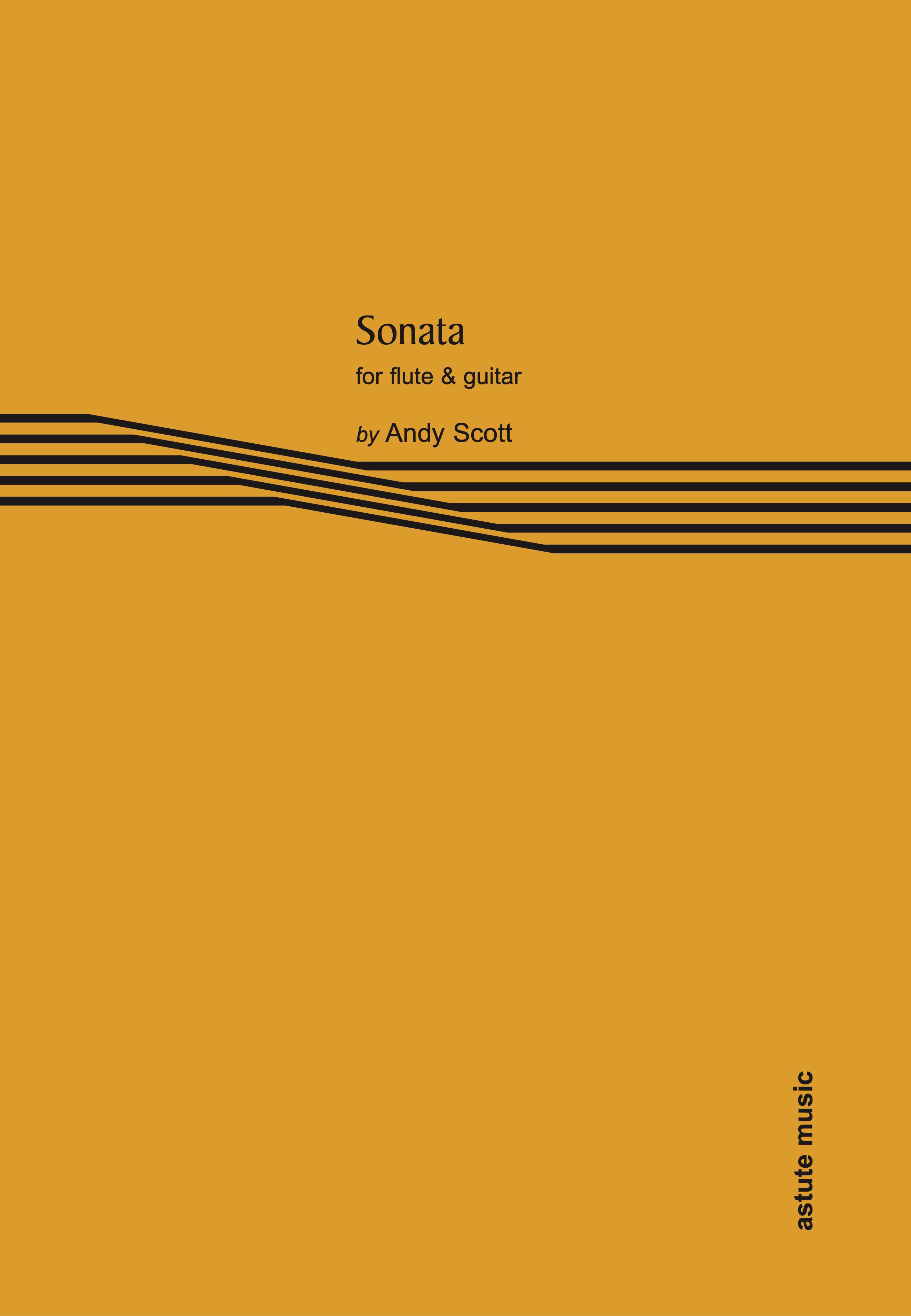 Scott Sonata Flute & Guitar Sheet Music Songbook