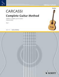 Carcassi Guitar Method Part 1 English Ed Sheet Music Songbook