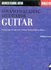 Advanced Reading Studies For Guitar Leavitt Sheet Music Songbook