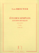 Brouwer Etudes Simples 2nd Series Guitar Sheet Music Songbook