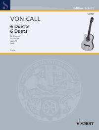 Call Duets (6) Op24 (ga56) Guitar Duet Sheet Music Songbook