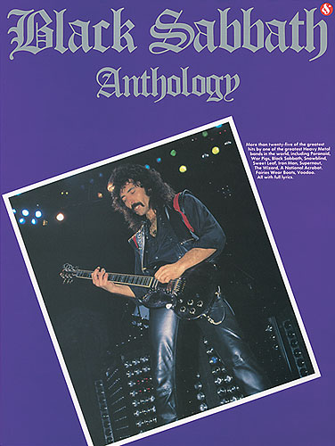 Black Sabbath Anthology Guitar/vocal/tab Sheet Music Songbook