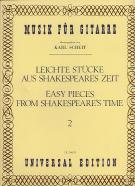 Easy Pieces From Shakespeares Time2 Guitar Scheit Sheet Music Songbook
