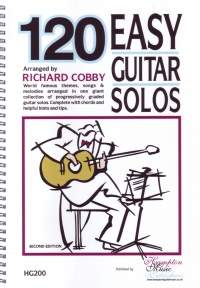 120 Easy Guitar Solos Cobby Sheet Music Songbook