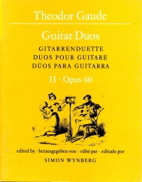 Gaude Guitar Duos Book 2 Op60 Guitar Duet Sheet Music Songbook