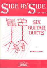 Side By Side 6 Guitar Duets Vol 2 Pearson Sheet Music Songbook