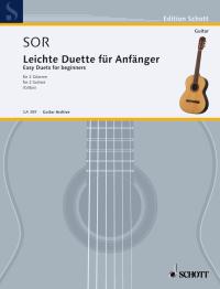 Sor Duets For Beginners Guitar Duet Sheet Music Songbook