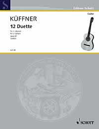 Kuffner Duets Op87 Guitar Duet Sheet Music Songbook