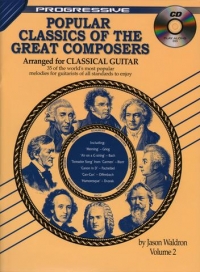 Progressive Popular Classics 2 Guitar Book & Audio Sheet Music Songbook