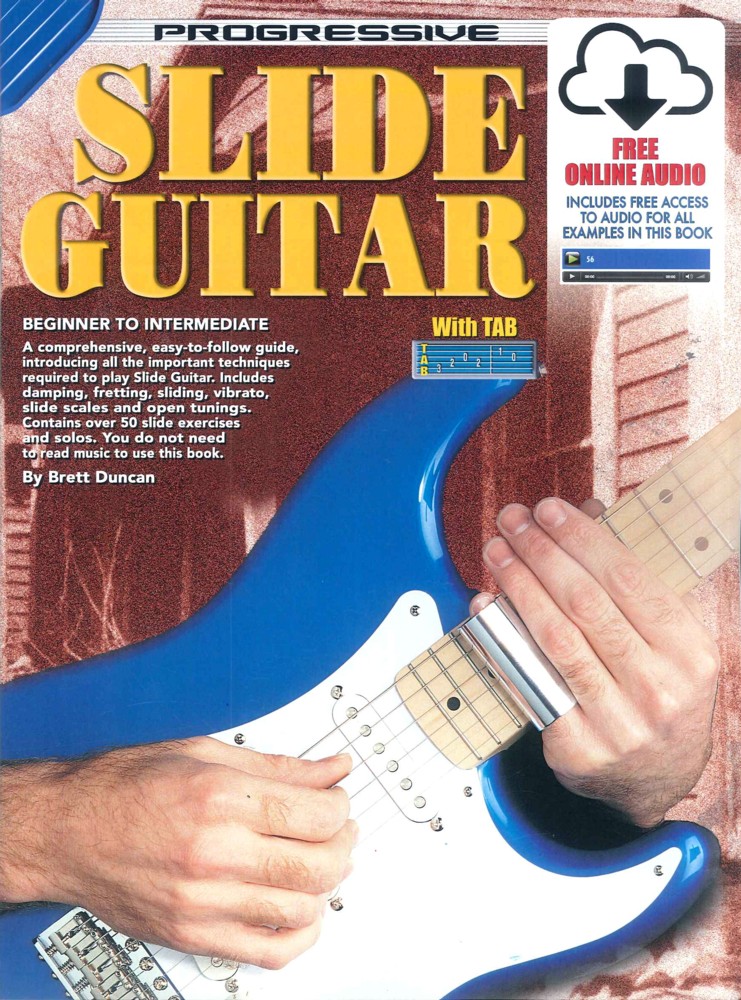 Progressive Slide Guitar Duncan Book & Online Sheet Music Songbook