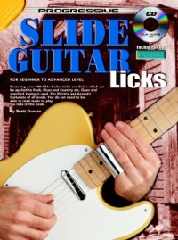 Progressive Slide Guitar Licks Book & Cd Sheet Music Songbook