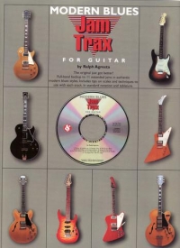 Jam Trax Modern Blues Guitar Book & Cd Sheet Music Songbook