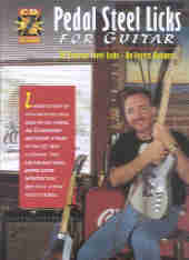 Pedal Steel Licks For Guitar Rodgers Book & Cd Sheet Music Songbook