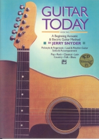 Guitar Today Book 2 Snyder Bk & Cd Sheet Music Songbook