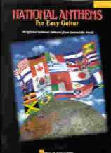 National Anthems For Easy Guitar 50 Anthems Mlc Sheet Music Songbook