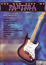 Pantera New Best Of Easy Guitar Tab Sheet Music Songbook