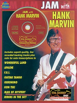 Hank Marvin Jam With Book & Cd Guitar Sheet Music Songbook