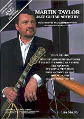 Martin Taylor Jazz Guitar Artistry Vol 1 Sheet Music Songbook