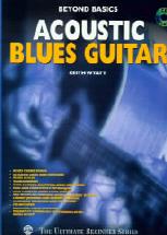 Beyond Basics Acoustic Blues Guitar Book & Cd Sheet Music Songbook
