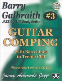 Guitar Comping Play-a-long Book & Cd Galbraith Sheet Music Songbook