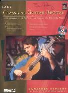 Easy Classical Guitar Recital Book & Cd Verdery Sheet Music Songbook
