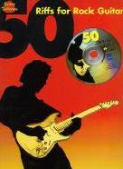 50 Riffs For Rock Guitar Book & Cd Tab Sheet Music Songbook