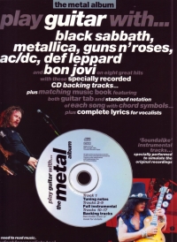Play Guitar With The Metal Album Book & Cd Tab Sheet Music Songbook