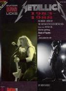 Metallica Legendary Licks 1983-1988 Book & Cd Sheet Music Songbook