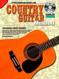 Progressive Country Guitar Method Book & Cd Sheet Music Songbook