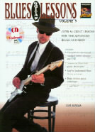 Blues Guitar Lessons Vol 3 Book & Cd Sheet Music Songbook