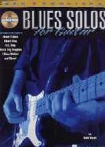 Blues Solos For Guitar Book & Cd Sheet Music Songbook