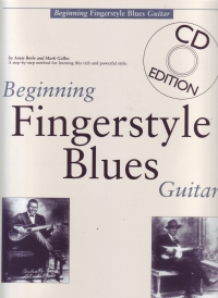 Beginning Fingerstyle Blues Guitar Book & Cd Sheet Music Songbook