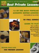 Acoustic Guitar Magazine Best Private Lessons + Cd Sheet Music Songbook
