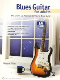 Blues Guitar For Adults Riker Book & Cd Sheet Music Songbook