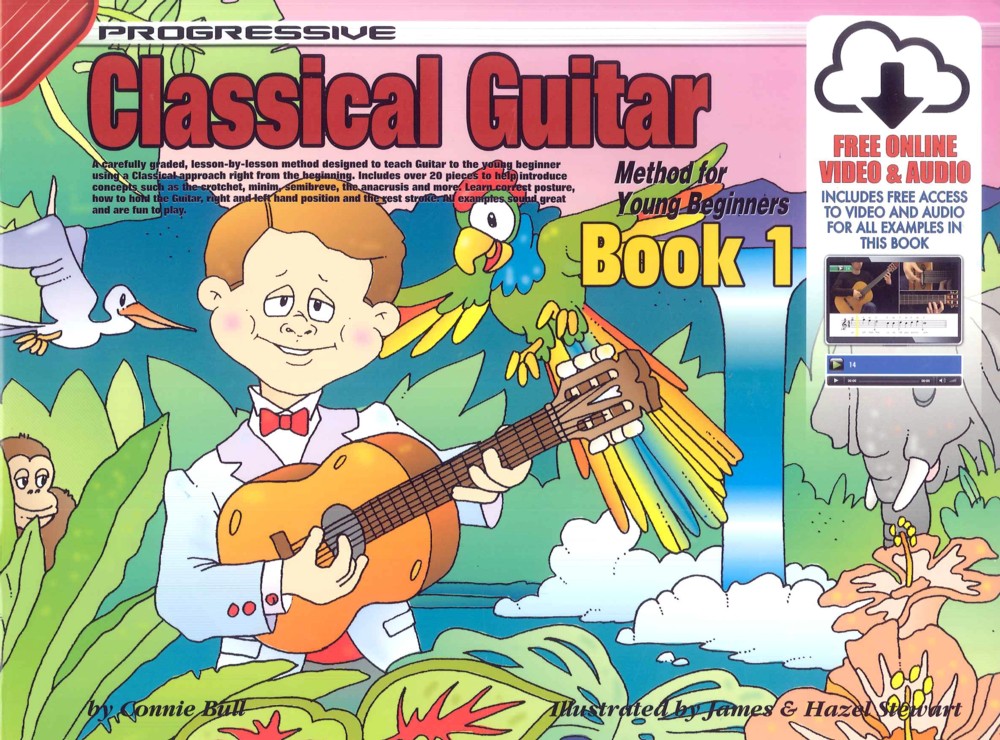 Progressive Classical Guitar Young Beg 1 + Online Sheet Music Songbook
