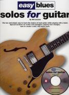 Easy Blues Solos For Guitar Lozano Book & Cd Sheet Music Songbook